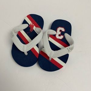 Polo Ralph Lauren Baby Boy Flip Flops Size 5/6
